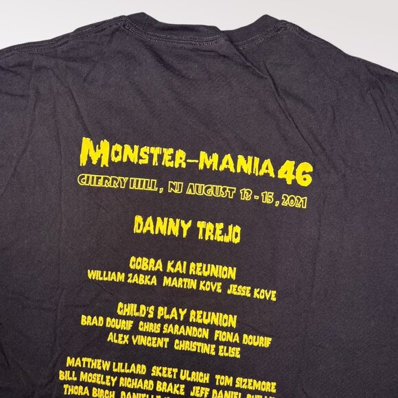 Monster-Mania 46 Horror Convention Tee 2021 Cherry Hill NJ 2XL - Picture 6 of 7